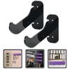 2pcs Black Acrylic Yoga Mat Wall Bracket for Gym Storage view 2