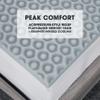 Dream Serenity Peak Comfort 3 inch Memory Foam Mattress Topper Queen view 4