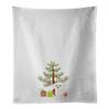 Caroline's Treasures WDK3131WTKT Poodle Toy White Christmas White Kitchen Towel Set of 2 Dish Towels Decorative Bathroom Hand Towel for Hand, Face, Hair, Yoga, Tea, Dishcloth, 19 X 25, White view 1