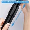 TIPIACE Ceiling Mounting Telescopic Curtain Track Measurement-Free Curtain Rail Suitable for Office, Living Room and Room Divider(Black -Suitable window size68.9 to 129.9 or 5.74ft to 10.8ft) view 3