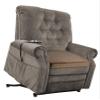 COMFORTANZA Medium-Soft 20x20x3 Memory Foam Recliner Chair Seat Cushion for Long Sitting - Armchair Pad with Washable Velvety Cover with Waterproof Layer & Non-Slip Base for Seniors & Elderly - Brown view 3