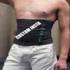 SG TRAINING FIT #1 Custom Text/Logo Sport Pro Wool Cotton Warming Belt Relieves Back Pain Supports Lumbar and Muscles Optimal Compression for Men and Women. (3, Black) view 4
