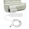 Cryfokt Lift Chair 2 Button 8 Pin Hand Controller, Power Recliner Controller with Extension Coiled Cable, Remote Handset Controller Hand Control Replacement for Lift Chairs Power Recliners view 4