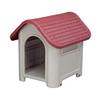 Indoor Outdoor Dog House Small to Medium Pet All Weather Doghouse Puppy Shelter (RED TOP) view 2