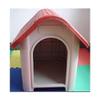 Indoor Outdoor Dog House Small to Medium Pet All Weather Doghouse Puppy Shelter (RED TOP) view 4