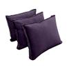 Cover ONLY Model V3 Twin Velvet Contrast Indoor Daybed Cushion Bolster - AD339 view 4