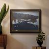 Renditions Gallery Canvas Wall Art Black Walnut Frame Paintings Water Stream Boulders Abstract Canvas Modern Decor Art for Bedroom Dining Living Room Office Home Kitchen Wall Hanging - 24"x36" view 3