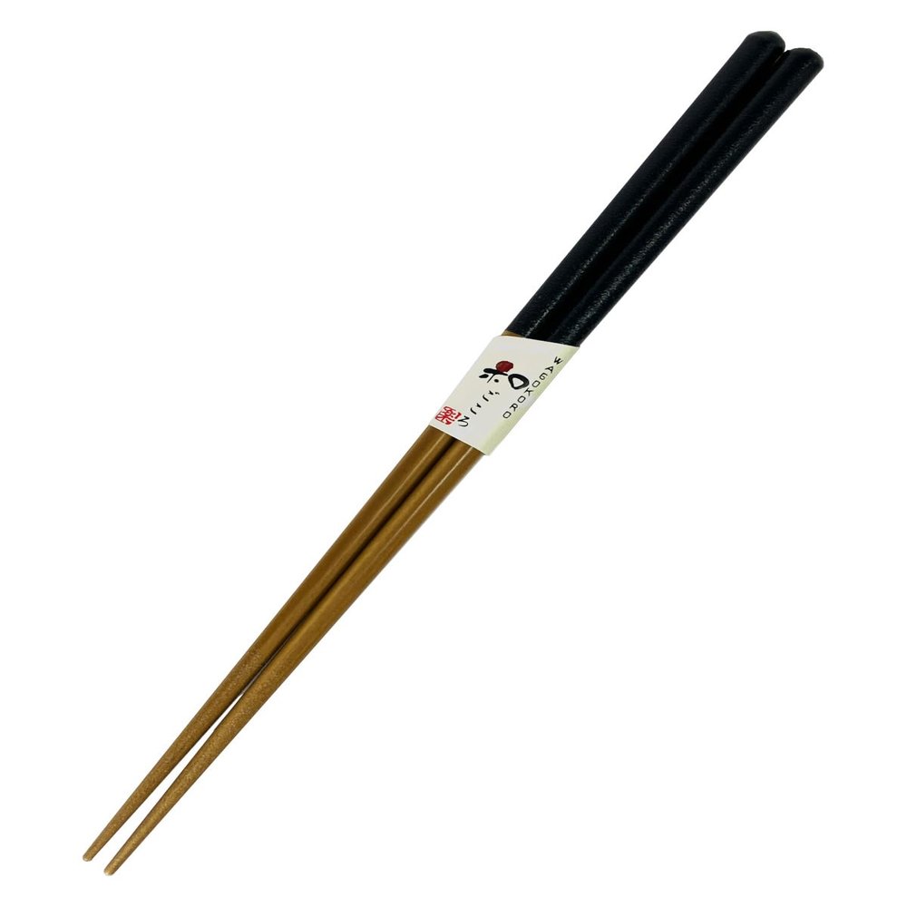 Aoba 247159 Long Chopsticks Benkei, Black, 10.2 inches (26 cm), Dishwasher Safe, Made in Japan
