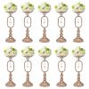 10 Pcs Gold Vases for Centerpieces, 15.5" Candle Stand Centerpieces for Wedding Metal Flower Stand Versatile Wedding Pillar Candle Holder Decorations for Reception Tables view 1