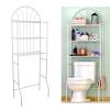 Gdrasuya10 3-Tier Over The Toilet Storage Rack Bathroom Organizer Shelf Space Saver,Bathroom Storage Over The Toilet Black Storage Rack Organizer view 1