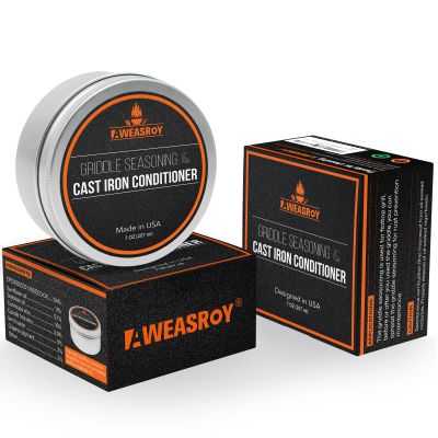AWEASROY Griddle Seasoning for Blackstone, Non-Stick Cast Iron Care(2 Pack)