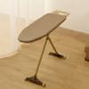 Golden Frame Ironing Board with T-Leg,Ironing Boards Height Adjustable, Foldable, Steam Iron Rest, 100% Cotton Cover with Extra-Thick Pad for Comfortable Ironing,for Home Laundry Rooms or Dorms ( Colo view 2