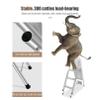 Ironing Board & Ladder with Iron Rest, Multifunction Iron Boards with Cover and Pad,Transformable Heavy Duty Ironing Boards Sturdy Home Ladder,Thicken Tube Frame,for Home Laundry Rooms or Dorms ( Colo view 4