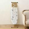 Golden Frame Ironing Board with T-Leg,Ironing Boards Height Adjustable, Foldable, Steam Iron Rest, 100% Cotton Cover with Extra-Thick Pad for Comfortable Ironing,for Home Laundry Rooms or Dorms ( Colo view 1