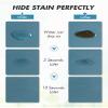 AMOAMI-Coffee Mat Hide Stain Rubber Backed Absorbent Dish Drying Mat for Kitchen Counter-Coffee Bar Accessories Fit Under Maker Machine Pot Espresso Machine Dish Rack Blue view 2