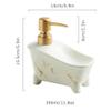 OLOTU Large Capacity Soap Dispenser 350ml/11.8oz Hand Dish Soap Dispensers Bathroom with Stainless Steel Pump Refillable Kitchen Liquid Bottles Lotion Bottle view 2