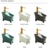 OLOTU Large Capacity Soap Dispenser 350ml/11.8oz Hand Dish Soap Dispensers Bathroom with Stainless Steel Pump Refillable Kitchen Liquid Bottles Lotion Bottle view 3