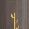 VNABO Metal Coat Rack Marble Round Base Coat Stand Vertical Retro Coat Rack Tree 66inch for Household Hanging Hats Coats Keys view 3