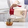 HAIRIT 1.3L Vacuum Jug,304 Stainless Steel Double-Wall Vacuum Insulated Coffee Pot Coffee Plunger,Juice/Milk/Tea/Water Insulation Pot with Lid Handle (Color : A) view 3