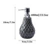 OLOTU Large Capacity Hand Soap Dispenser Ceramic Countertop Soap Dispenser 3.5oz/400ml Liquid Soap Dispenser with Stainless Steel Pump for Bathroom Lotion Bottle view 2