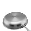 Cooking Pot Cooking Pot, 7 Ply Clad Polished 304 Stainless Steel Fry Pan/Skillet, Saucepan with lid 11-12 in nonstick pan (Color : Uncoated 12in, Size : with Cover) view 3