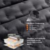 Bedsure King Quilt - Charcoal Bedspread King Size & Lightweight Comforter, Modern Coverlet with Clover Pattern, Ultra Soft All-Season Bedding, 106 x 96 Inches view 4