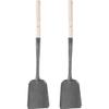 GANAZONO Fireplace Tools Set Coal Shovel Pizza Ash Shovel and Garden Shovel Heavy Duty Cleaning Shovel view 1