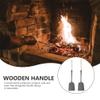 GANAZONO Fireplace Tools Set Coal Shovel Pizza Ash Shovel and Garden Shovel Heavy Duty Cleaning Shovel view 3