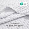 Bedsure King Quilt - Bright White Bedspread King Size & Lightweight Comforter, Modern Coverlet with Clover Pattern, Ultra Soft All-Season Bedding, 106 x 96 Inches view 3