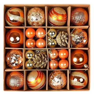 36PCS Christmas Decoration Ball, Bright Ball Christmas Tree Accessories, Christmas Decorations, Used for Family Decoration Wedding Party
