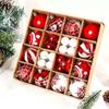 36PCS Christmas Decoration Ball, Bright Ball Christmas Tree Accessories, Christmas Decorations, Used for Family Decoration Wedding Party view 3