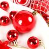 36PCS Christmas Decoration Ball, Bright Ball Christmas Tree Accessories, Christmas Decorations, Used for Family Decoration Wedding Party view 4