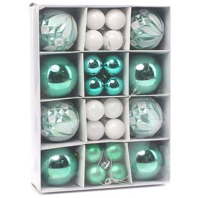 24pcs Christmas Tree Accessories, Christmas Ball New 6cm Ball Set, Used for Home Decoration Wedding Party