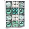 24pcs Christmas Tree Accessories, Christmas Ball New 6cm Ball Set, Used for Home Decoration Wedding Party view 1