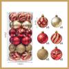 30-35pcs Christmas Ornaments, Christmas Tree Ornaments, Christmas Tree Ornaments Set Christmas Ball Hanging Ornaments Pendant, Used for Family Decoration Wedding Party view 2
