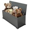 Lestar 40" Storage Chest Trunk, Large Storage Trunk, Wood Chest, Toy Box Organizer (Black) view 1