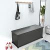Lestar 40" Storage Chest Trunk, Large Storage Trunk, Wood Chest, Toy Box Organizer (Black) view 4