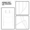 Hemoton Wear-resistant Decorative Pot Lid Organizer Split Design for Easy Kitchen Storage and Utensil Rest for Cooking and Pot Lid Management view 3