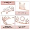 9th Birthday Decorations for Girl Including Sash, Crown, Numeral Candle and Cake Topper, 9 Year Old Girls Party Favor Supplies view 4