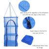 Drying Rack 4 Layers, Hanging Drying Rack Folding Fish Net with Zipper for Shrimp Fish Fruit Vegetables Drying Mesh view 3