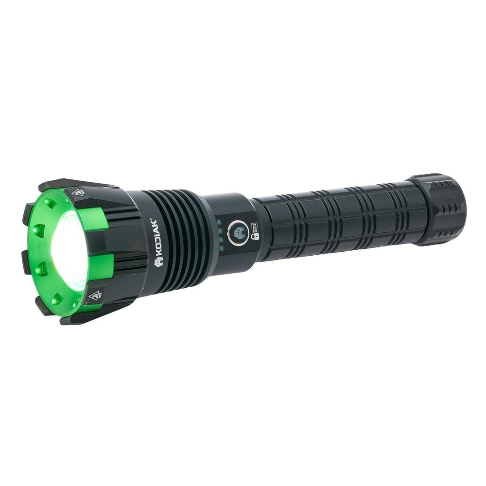 LitezAll 25478 Kodiak Kolossus 15000 Lumen Rechargeable Tactical Flashlight