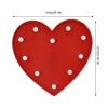 Cyrank Light Up Letters, Heart Marquee Light Decorative Lighted Letter Battery Powered Led Marquee Letters Heart Shaped LED Sign Marquee Light Sign Wall Dcor Letters Sign(Red) view 2