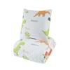 BONPERLA Animals Bedding Set, Twin Size Bedspread Set, Dinosaur White Themed Coverlet, Kids Boys Bedding, (Twin) view 1