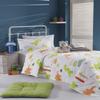 BONPERLA Animals Bedding Set, Twin Size Bedspread Set, Dinosaur White Themed Coverlet, Kids Boys Bedding, (Twin) view 2