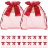 Zerodeko 20pcs Organza Drawstring Bags for Weddings Party Favors and Elegant Candy Pouches for Special Occasions view 1