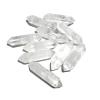 1pc Small Rose Quartz Hexagonal Crystal Natural Stone Mineral Home Room Decor DIY for Pendant Gift,Clear Quartz,1pc 3cm Approx view 1