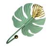 OUNONA 2 pcs Shaped Home Rustic Hanger for Key Green Multifunctional Idea Decorations Keys Clothing Cloth Wall Entryway Bedroom Bathroom Mini Hat Creative Hanging Holder Monstera view 4