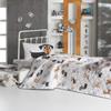 Animals Bedding Set, Twin Size Bedspread Set, Dog Themed Coverlet, Kids Boys Girls Bedding, (Twin) view 2
