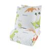 BONPERLA Animals Bedding Set, Full/Queen Size Bedspread Set, Dinosaur White Themed Coverlet, Kids Boys Bedding, (Full/Queen) view 1