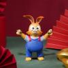 Copper Zodiac Ingot Rabbit Sculpture,Exquisite Animal Cartoon Money Rabbit Statue Crafts Desktop Ornament Office Home Living Room Bookshelf Wine Cabinet Decor Accessories view 3